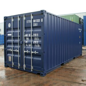 20 Fuß Container, kobaltblau